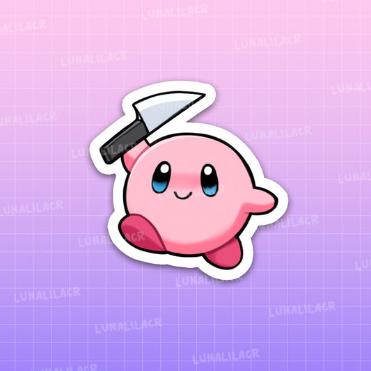 Sticker Kirby asesino